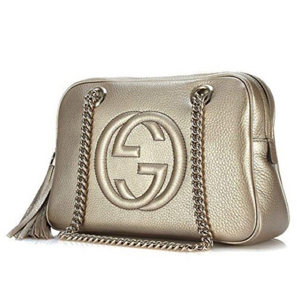 100% AUTH GUCCI SOHO Leather Bag